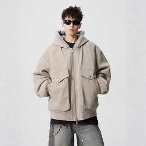 Abrigo Informal de Invierno para Hombre, Estilo Casual y Holgado, con Capucha, Estilo Retro, para Trabajar - Product Image 6