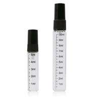 Flacon pulvérisateur de parfum en verre vide, mini-échantillon, 2ml, 3ml, 5ml, 10ml, avec tube pulvérisateur en verre