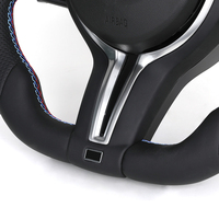 Volant sport à fond plat personnalisé pour BMW F10 F20 F30 F32 F36 M3 F80 M4 F82 M2 F87 M5 F90 E90 E92 E93
