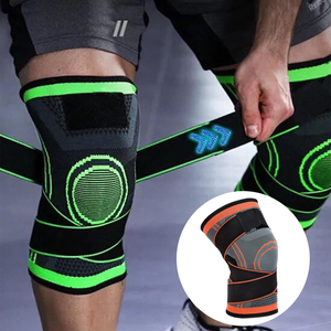 Manchons de compression 2026 avec sangles élastiques pour protéger les articulations du genou, réduire les chocs aux jambes et maintenir la température des jambes - Product Image 6
