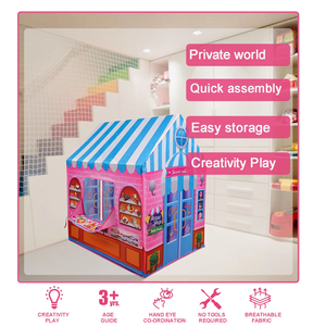 Tente de jeu pour enfants en gros OEM, tente <span class=keywords><strong>château</strong></span> pour enfants, tente de <span class=keywords><strong>camping</strong></span> intérieure et extérieure - Product Image 3