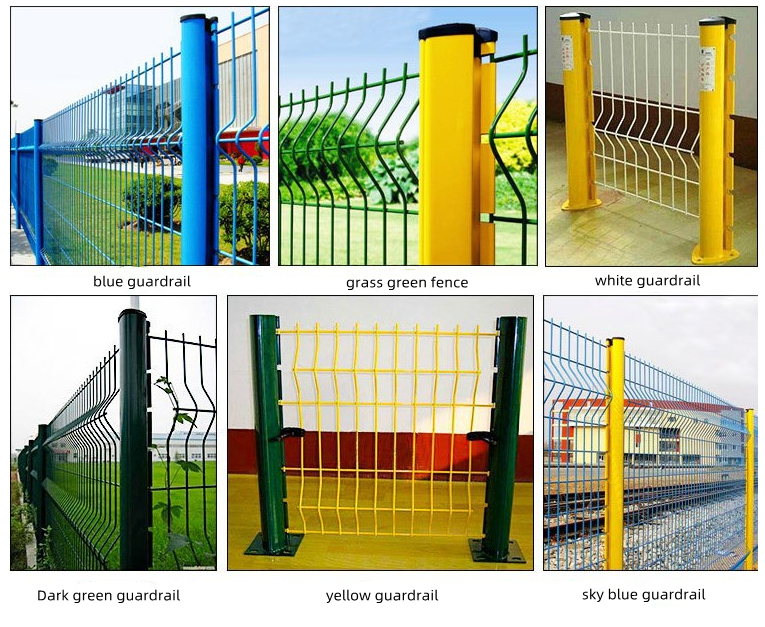 3d 2.0mm Curved Metal Fence Custom Outdoor Restaurant Ornaments