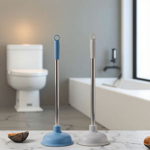 Hersteller Gummi Toiletten kolben Toiletten kolben PVC Sauger Langer Edelstahl griff Kunststoff Kanalisation Toiletten kolben - Product Image 3