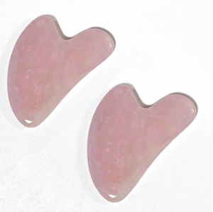 Herramientas de belleza para reafirmar la piel, revitalizador de piel, 100% natural, cuarzo rosa, jade gua sha con caja. - Product Image 3