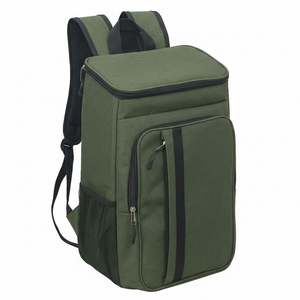 Custom Picnic <b>Cooler</b> <b>Backpack</b> RPET Waterproof 600D Polyester With PEVA Lightweight Insulated & Leak-Proof OEM - Product Image 2