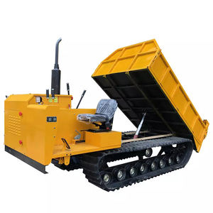 全液压微型履带式翻车机橡胶履带履带运输车