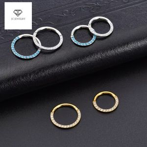 <span class=keywords><strong>Superstar</strong></span> g23 טיטניום גילוף דק קטע מכונף צד טבעת משובצת 15 זירקון לבן גוף פירסינג תכשיטים - Product Image 3