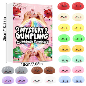 <span class=keywords><strong>Calendario</strong></span> <span class=keywords><strong>de</strong></span> <span class=keywords><strong>Adviento</strong></span> 24 en 1: Caja Sorpresa <span class=keywords><strong>de</strong></span> Dumplings Misteriosos, Juguete Blandito <span class=keywords><strong>de</strong></span> Comida Simulada, Juguete Antiestrés Fidget, Regalo Unisex para Todas las Edades, Temática <span class=keywords><strong>de</strong></span> Películas - Product Image 5