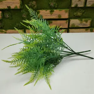 FP002 Großhandel dekorative Pflanze künstlichen Kunststoff Grün grün grünen künstlichen Farn