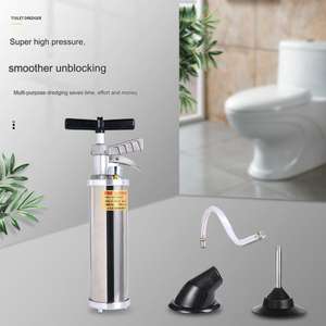 Limpiador y <span class=keywords><strong>Desatascador</strong></span> de Drenajes de Alta Presión de Acero Inoxidable Ecológico al por Mayor para Desatascar Tuberías de Inodoros y Baños - Product Image 2