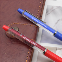 Stylo à bille liquide flottant Aqua de 1.0mm, personnalisable, logo de marque d'usine, cadeaux promotionnels, stylo à bille personnalisable
