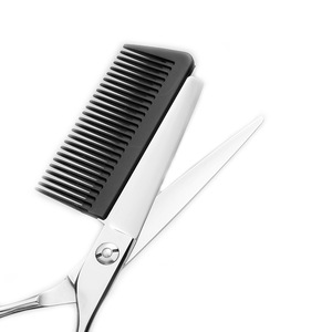 Hair Scissors With Comb 6.0 Inch Stainless Steel Professional Hairdressing Shears For Cutting Bangs And Trimming - Product Image 4