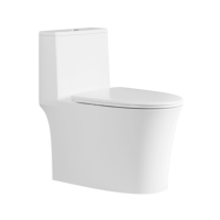 3 Litres Siphonic TISI Thailand Design Sanitaire en céramique monté au sol Placard à eau Tornado Siphonic Commode de toilette monobloc