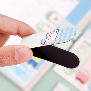 Custom Luxe Gepersonaliseerde Promotionele School Kids Leuke Schattige Kleurrijke Effen Bladwijzer Bulk Schattige Paperclip Magnetische Bladwijzers - Product Image 2