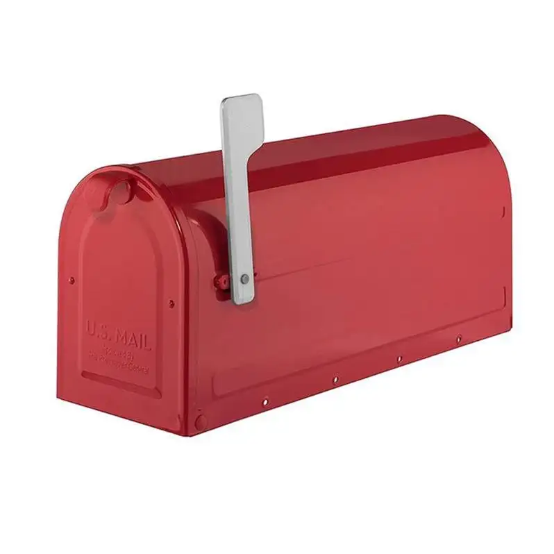 Mail box de aço de alta qualidade, caixa de correio residencial americana para casa