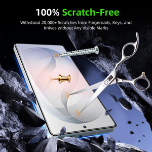 Protector de Pantalla de Vidrio Templado para <span class=keywords><strong>Samsung</strong></span> <span class=keywords><strong>Galaxy</strong></span> S26 Ultra/S25/S24, Instalación Autoadhesiva sin Burbujas, HD Transparente, Dureza 9H - Product Image 3