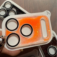 Protection d'écran Full Glue Scintillante Effet Sable Mouvant pour iPhone 17 Pro Max, 17 Air, 17 Pro – Accessoires Téléphone Portable