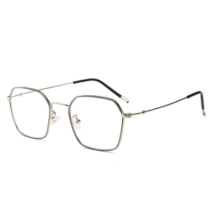 2020 nuevo estilo Unisex polígono Retro gafas marco fotocromáticos gafas de computadora Anti-Luz Azul gafas - Product Image 6