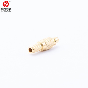 อะแดปเตอร์ขั้วต่อโคแอกเชียลแบบตรงชนิด MMCX ชุบทอง 6A สำหรับสาย RG316/RG174 1p ความต้านทาน 50 โอห์ม ตัวเรือนทองแดงผสมฟอสเฟอร์บรอนซ์ ระดับ <span class=keywords><strong>IP53</strong></span> - Product Image 4
