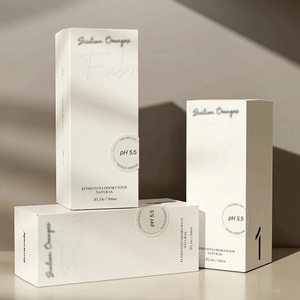 Aangepaste Cosmetische Huidverzorging Papieren Doos Verpakking Opvouwbare Witte Kartonnen Papieren Dozen - Product Image 1