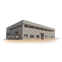Entrepôt préfabriqué neuf de la marque Congo-Kinshasa, certifié CE, structure en acier, atelier