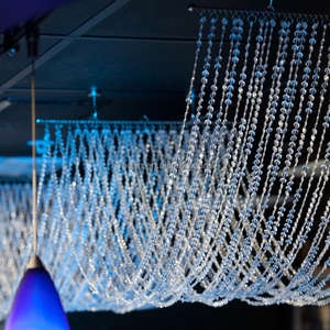 <span class=keywords><strong>Rideau</strong></span> de <span class=keywords><strong>plafond</strong></span> en diamant LED et canopée blanc chaud, 30 brins, 15 pieds de long, <span class=keywords><strong>rideau</strong></span> de <span class=keywords><strong>plafond</strong></span> suspendu à perles - Product Image 3