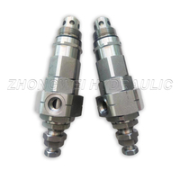 Pièces de vanne de commande d'excavatrice, vanne de décharge pour excavatrices Komatsu, Hitachi, Hyundai, Kubota, JCB, Cummins, pièces hydrauliques d'excavatrice