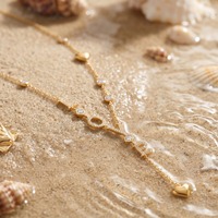 Collier avec pendentif en forme de cœur en or, lettres LOVE, accessoires de mode pour filles, bijoux en gros TGXL15364