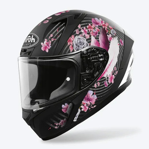 Casco Integrale Airoh Nero Rosa Viola M in Termoplastica per Moto - Product Image 1