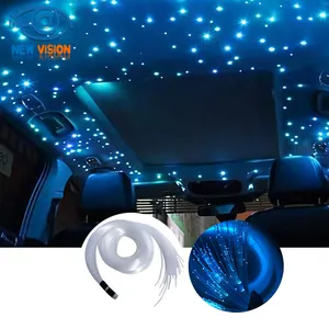 LED Glasfaser Licht Auto LED Glasfaser Licht Fernbedienung Auto bunte Aufnahme Sternen himmel Licht
