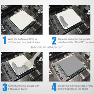 Pâte thermique silicone haute température double composant pour CPU, GPU, ASIC, RTX 1.0-8, tailles personnalisées 2g, 4g, 8g, 10g, référence TG-9 - Product Image 6