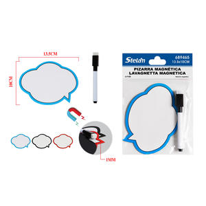 Pizarra magnética en forma de nube de 135x100mm con bolígrafo Marco de aluminio Material de acero para oficina y hogar Tablero de escritura - Product Image 1