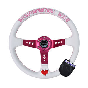 TIYPEOR Roue en acier personnalisée universelle avec logo en fibre ultra fine Support de cœur à plaque profonde Modification personnalisée - Product Image 1