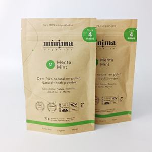 ถุงคราฟท์สีน้ำตาลพิมพ์ลายตามสั่ง ปิดผนึกได้ กันความชื้น สำหรับบรรจุผงและอาหาร - Product Image 2