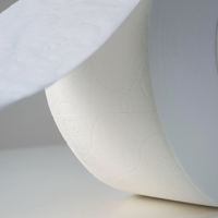 Papier toilette en rouleau jumbo, doux, absorbant, résistant, non fluorescent, imprimé, bon marché, logo personnalisé OEM / ODM