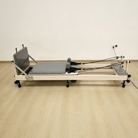 Appareil de Pilates pliable en bois d'érable MJD W38A avec pieds en acier robuste pour studio de Pilates