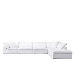 Quality Morden L-shape Sofas Sectional Fabric Sofas With Soft Texture Indoor Living Room Furniture