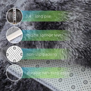 <span class=keywords><strong>Tapis</strong></span> de chambre à coucher rembourré, grand Logo imprimé, poils Shaggy, couleur <span class=keywords><strong>bleu</strong></span> Royal, <span class=keywords><strong>tapis</strong></span> chinois et <span class=keywords><strong>tapis</strong></span> personnalisés - Product Image 4