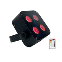 Projecteur LED sans fil 4x15W DMX et IR avec télécommande pour scène, mariage et fête