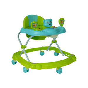 Vente en gros de marchettes personnalisées rotatives à 360 degrés, marchettes pliantes réglables pour l'apprentissage des activités des bébés, avec roues de dessin animé et <span class=keywords><strong>siège</strong></span> de voiture - Product Image 1