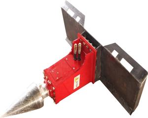 Fente de bûches conique montée sur excavatrice RIMA, fendeuse de bûches à vis, séparateur de bois - Product Image 3