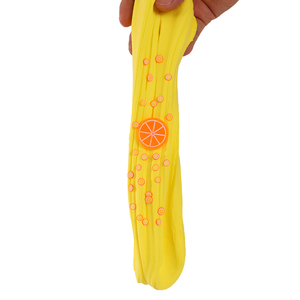 Pâte à modeler cristalline aux fruits avec logo personnalisé, argile super légère à séchage rapide, breloques en slime orange, mélange de slime pour enfants, plus de plaisir pour les enfants - Product Image 5