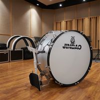 Jinbao Davul Seti JBMB2412G 24 İnç Snare Corps Model Dikey Yürüyüş Bas Formasyon DAVULU Omuz Askılı