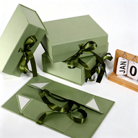 Boîte cadeau pliable avec ruban et nœud papillon, boîte à bonbons de mariage, emballage souvenir, boîte en papier spécial, fabricant de boîtes pour vêtements