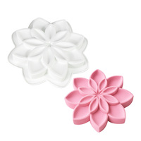 Moule à gâteau en silicone en forme de fleur de jasmin unique pour bougies parfumées DIY, réutilisable, antiadhésif, résistant à la chaleur, écologique