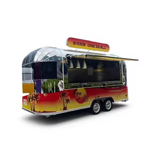 Camiones de Comida Móviles Personalizables para Exteriores, Eléctricos, para Café, Helados, Hot Dogs y Barbacoa, con Acero Galvanizado y 4 Ruedas, en China - Product Image 1