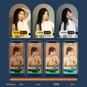 Lampe plate à panneau <span class=keywords><strong>de</strong></span> lumière vidéo LED bicolore 80W pour téléphone portable et selfie pour Youtube Studio <span class=keywords><strong>Photo</strong></span> et photographie en direct - Product Image 2