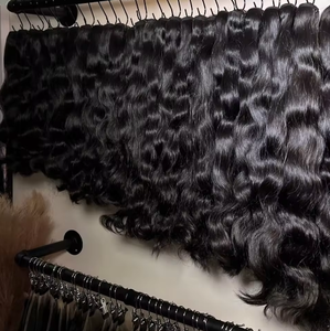 Cheveux Remy vietnamiens ondulés courts pour perruque à dentelle frontale, couleur HD, fournisseur en gros - Product Image 3