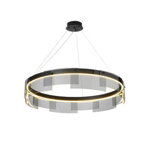 Lámpara de Araña Artesanal Nórdica Moderna, Lámpara de Cristal de Lujo para Sala de Estar Minimalista, Dormitorio, Lámparas Colgantes Creativas - Product Image 2