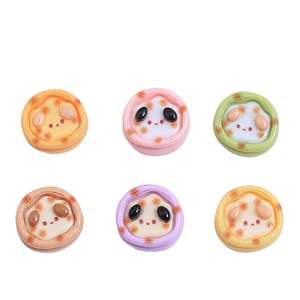 มินิชชาช่าเอ้กทาร์ต ของเล่นอาหารการ์ตูน อุปกรณ์ตกแต่งเครื่องประดับ DIY กาวครีมเรซิ่น อุปกรณ์ตกแต่งขนาดเล็ก กิ๊บติดผม วัสดุทำมือ - Product Image 5